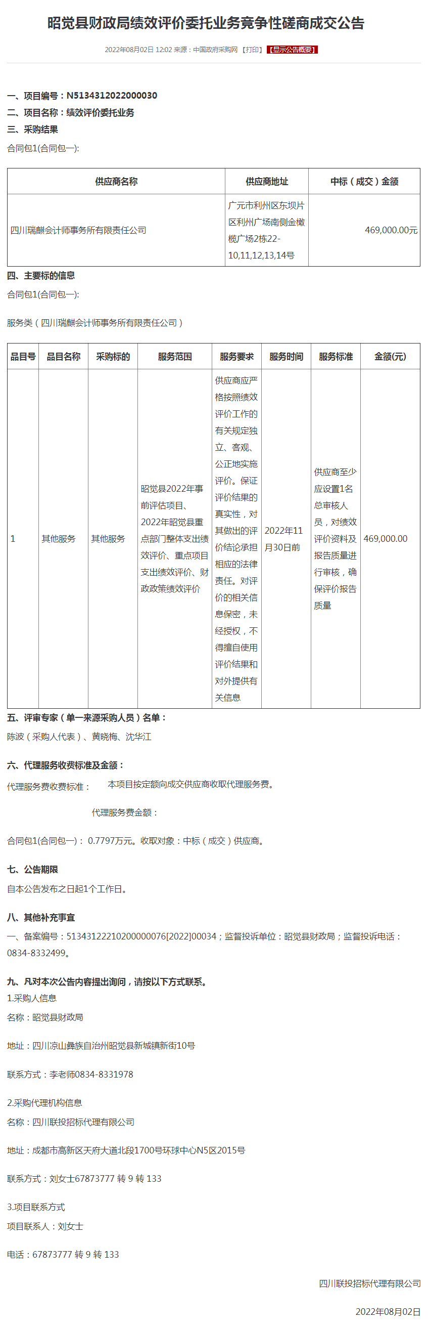 昭觉县财政局绩效评价委托业务竞争性磋商成交公告.png