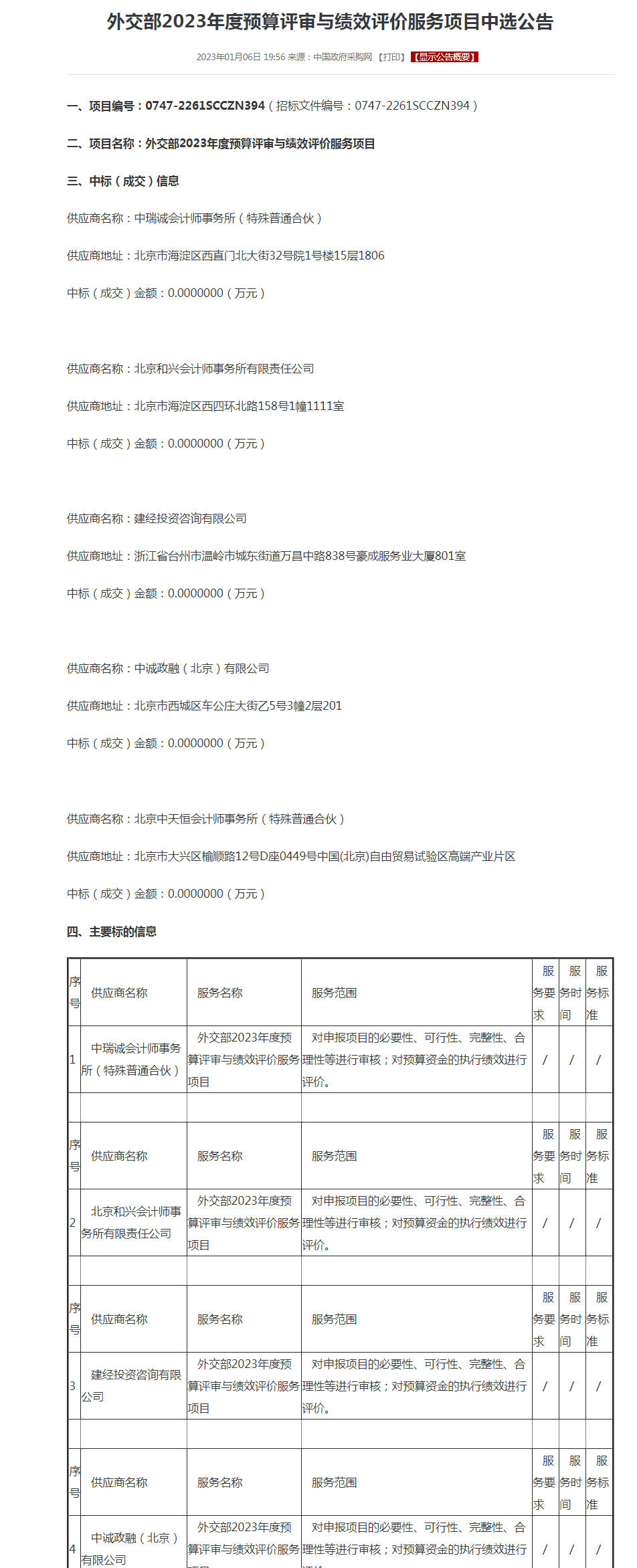 外交部2023年度预算评审与绩效评价服务项目中选公告.png